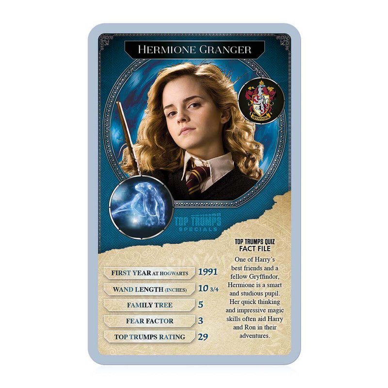WINNING MOVES HARRY POTTER - 30 GREATEST WITCHES AND WIZARDS TOP TRUMPS CARDS 5036905042710