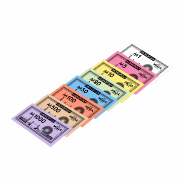 WINNING MOVES MONOPOLY GOLD MEGA 5053410007348