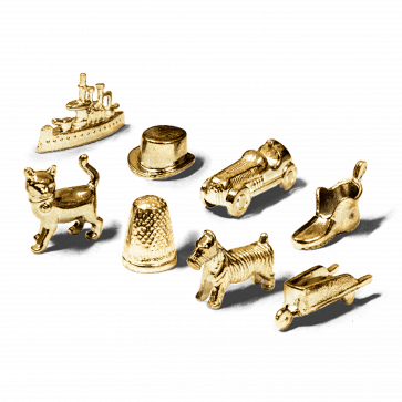 WINNING MOVES MONOPOLY GOLD MEGA 5053410007348