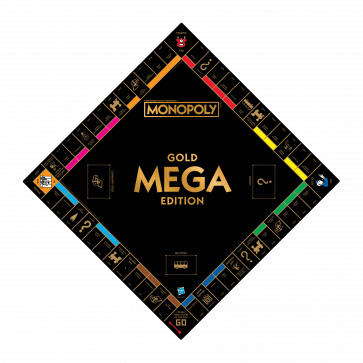 WINNING MOVES MONOPOLY GOLD MEGA 5053410007348