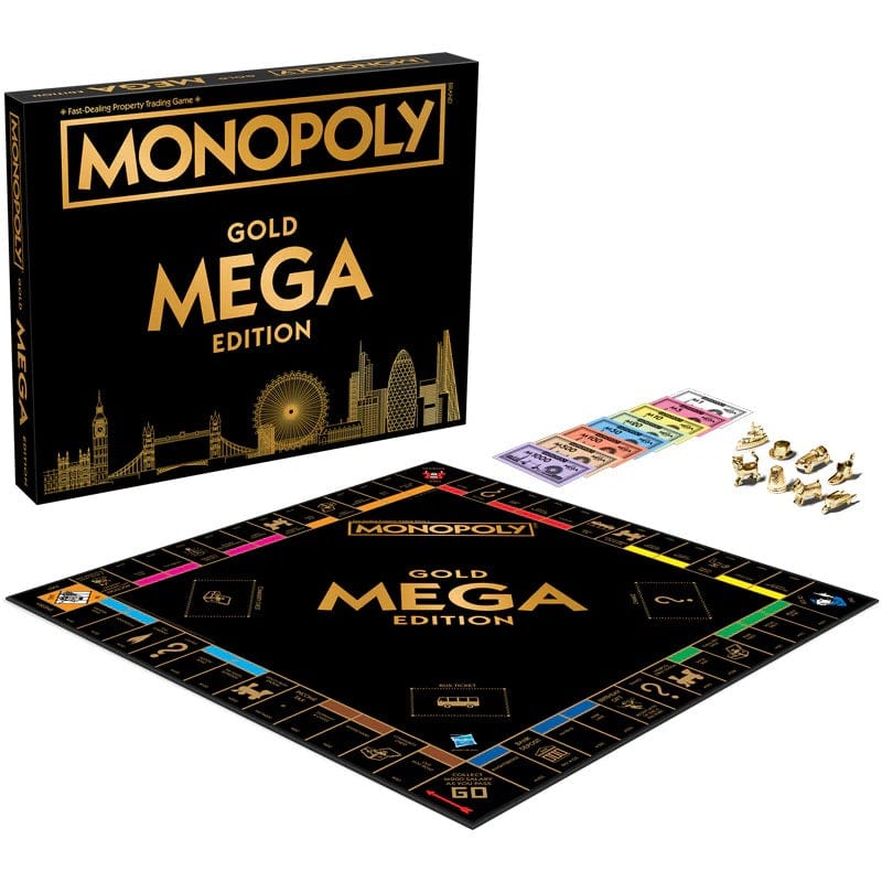 WINNING MOVES MONOPOLY GOLD MEGA 5053410007348