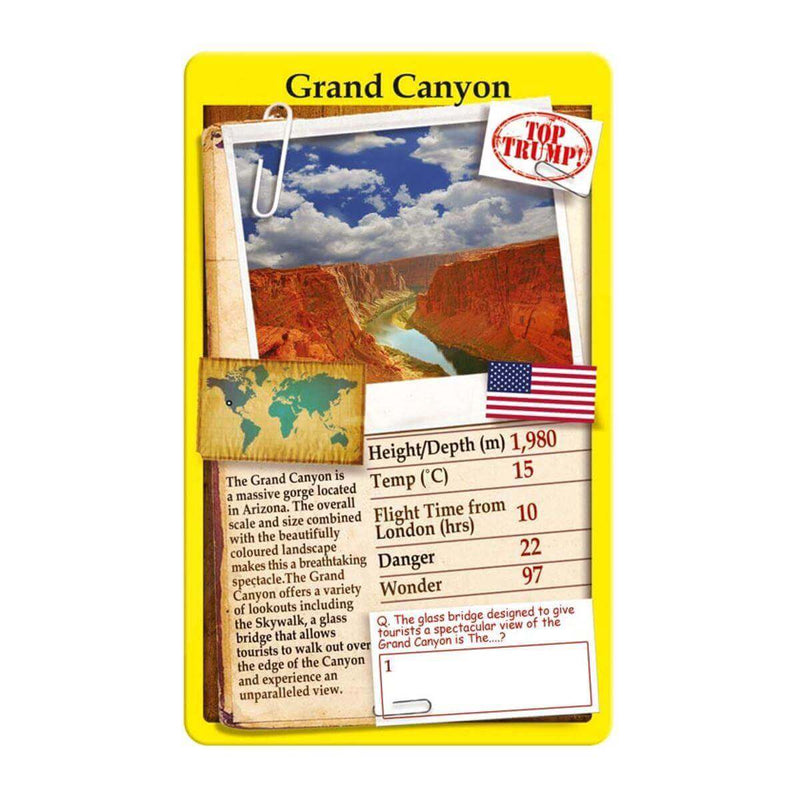 WINNING MOVES WONDERS OF THE WORLD TOP TRUMPS CARDS 5036905044400