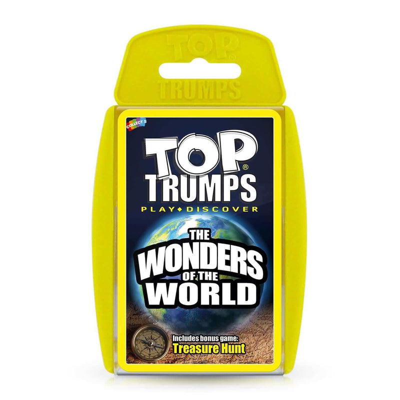 WINNING MOVES WONDERS OF THE WORLD TOP TRUMPS CARDS 5036905044400
