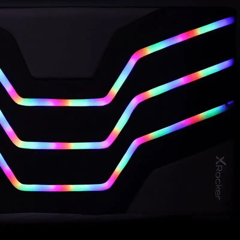 X ROCKER COSMOS RGB LED OTTOMAN GAMING BED – igabiba