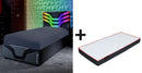 X ROCKER COSMOS RGB OTTOMAN GAMING BED & XCOOL WAVE FOAM SINGLE MATTRESS 9999943382001