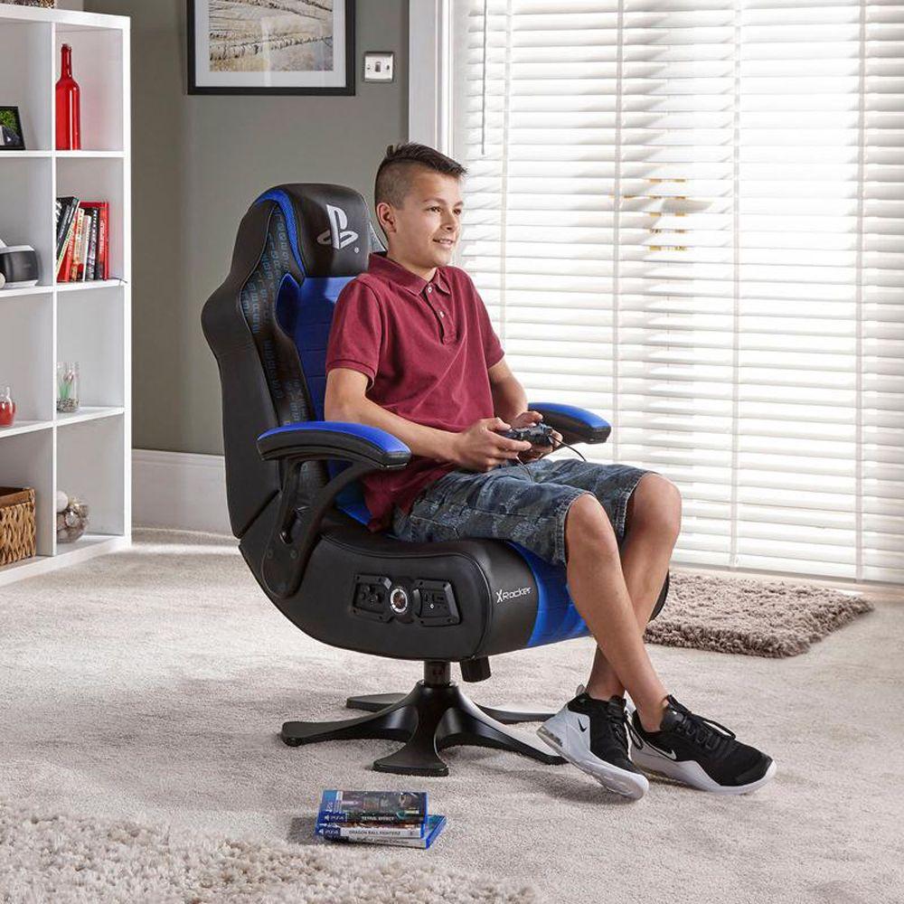 X ROCKER OFFICIAL SONY PLAYSTATION LEGEND 2.1 GAMING CHAIR 094338513943