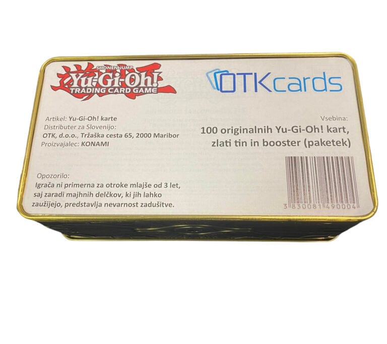 YU-GI-OH TCG: 100 CARDS + METAL BOX + BOOSTER PACK 3830081490004