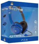 4Gamers PRO4-40 PS4 Stereo Gaming Headset - Blue 5055269705871