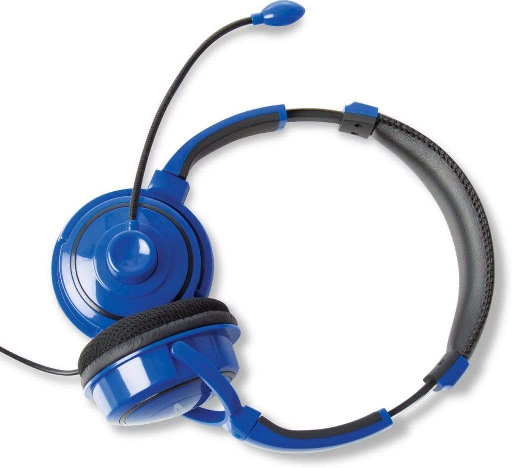 4Gamers PRO4-40 PS4 Stereo Gaming Headset - Blue 5055269705871