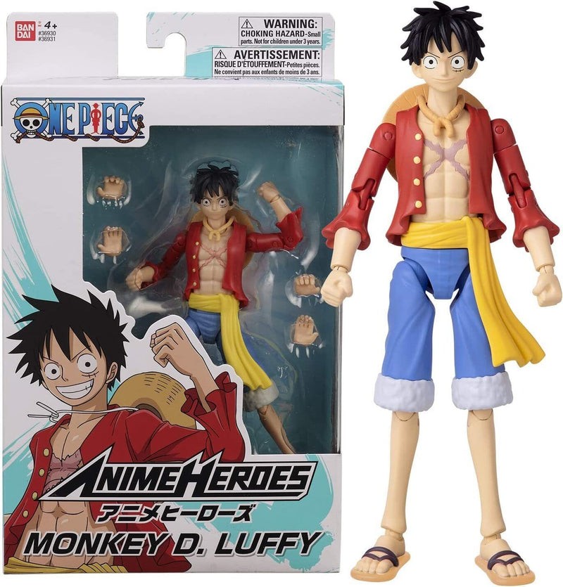 BANDAI ANIME HEROES ONE PIECE - MONKEY D. LUFFY 3296580369317