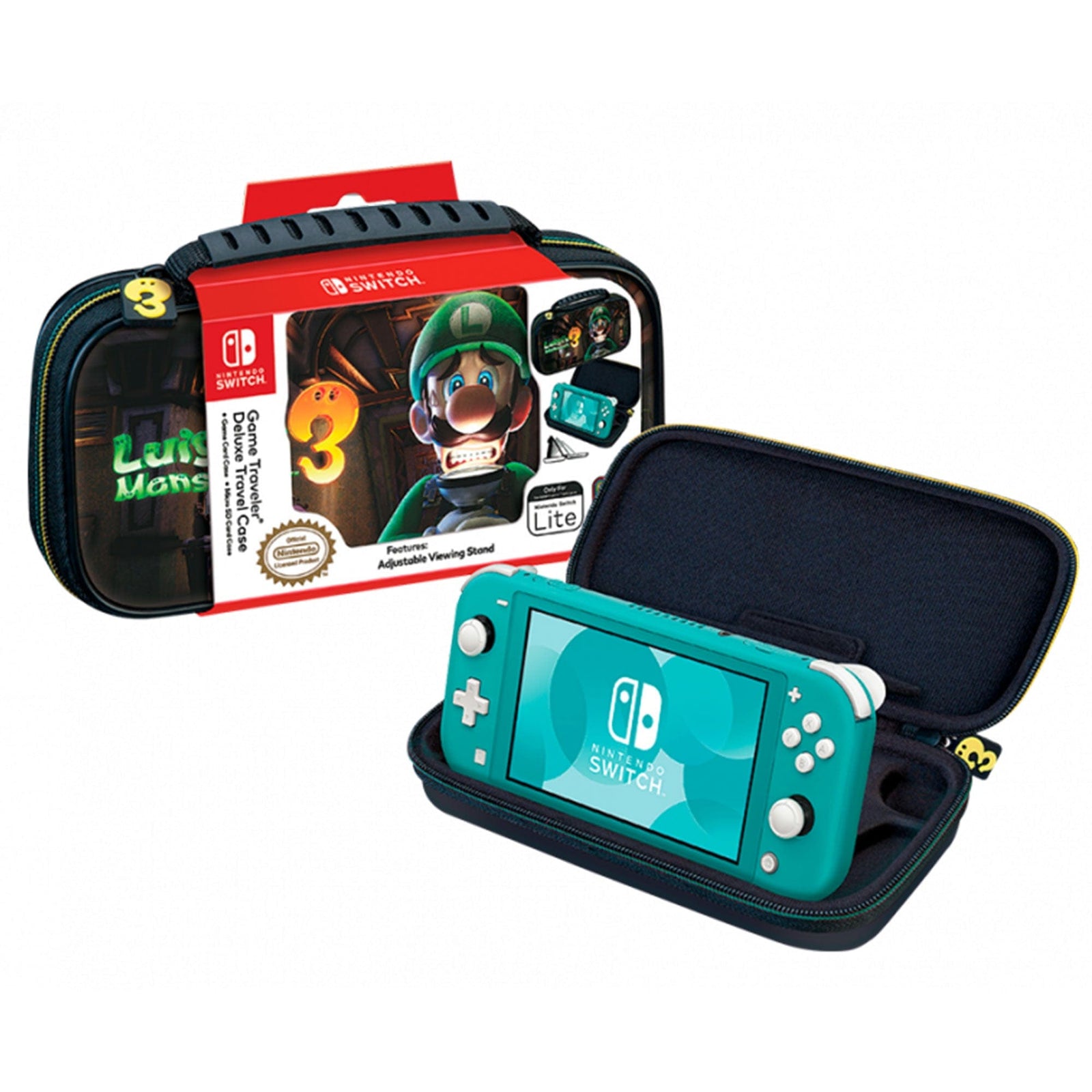 BIGBEN NINTENDO SWITCH LITE DELUXE TRAVEL CASE LUIGI MANSION 3 – igabiba