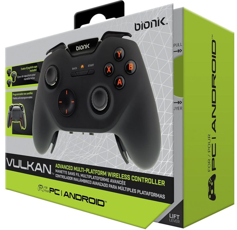 BIONIK VULKAN WIRELESS CONTROLLER PC AND ANDROID 845620090464