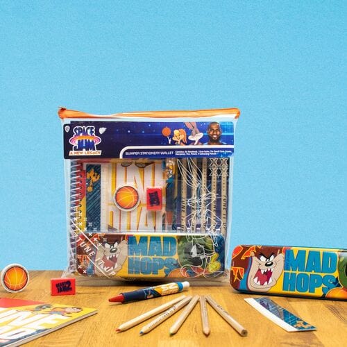 BLUE SKY SPACE JAM BUMPER STATIONERY SET (SQUARE) 5060718144309