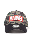 DIFUZED MARVEL - CAMOUFLAGE LOGO ADJUSTABLE CAP 8718526108842