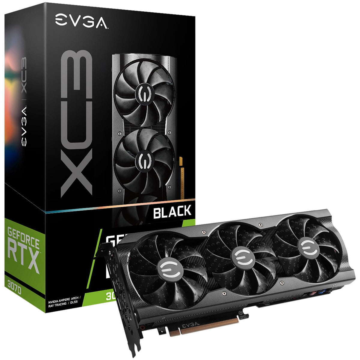 EVGA GEFORCE RTX 3070 XC3 LHR BLACK GAMING 4250812440464