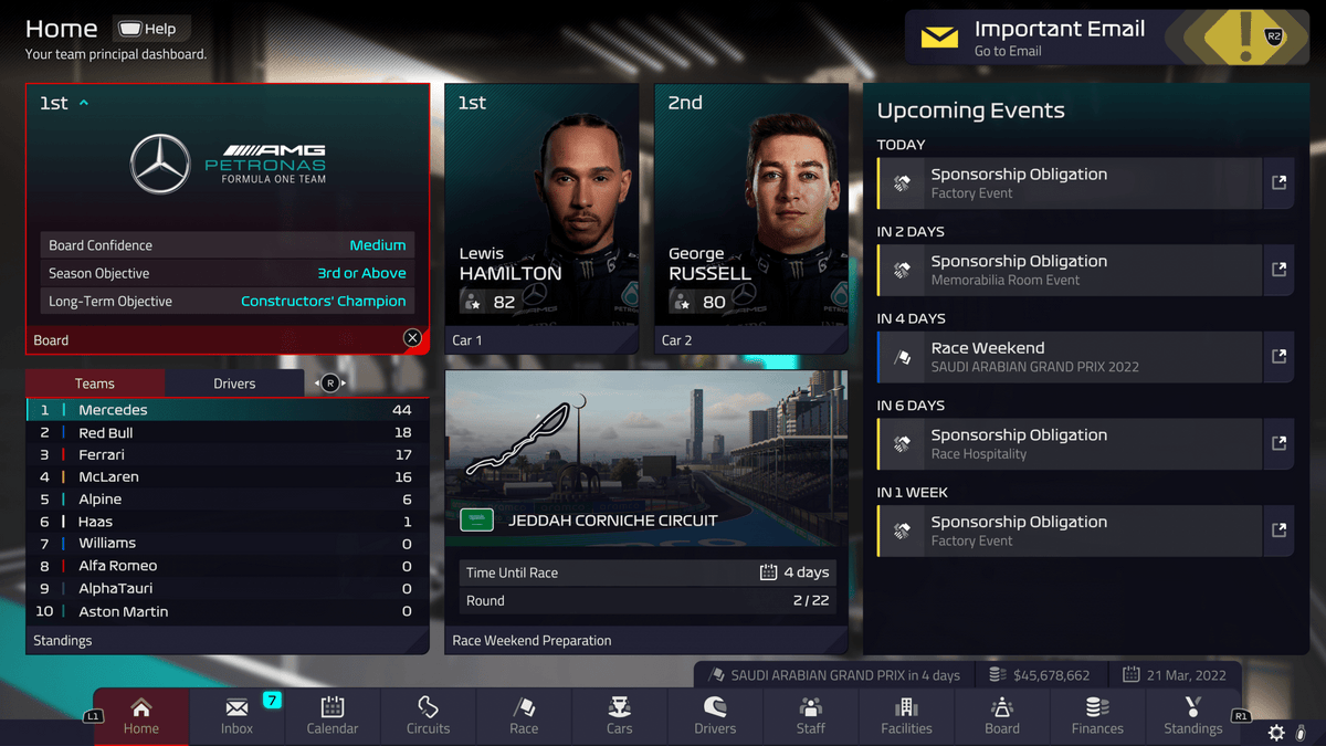 F1® Manager 2022 (Playstation 5) 5056208816726