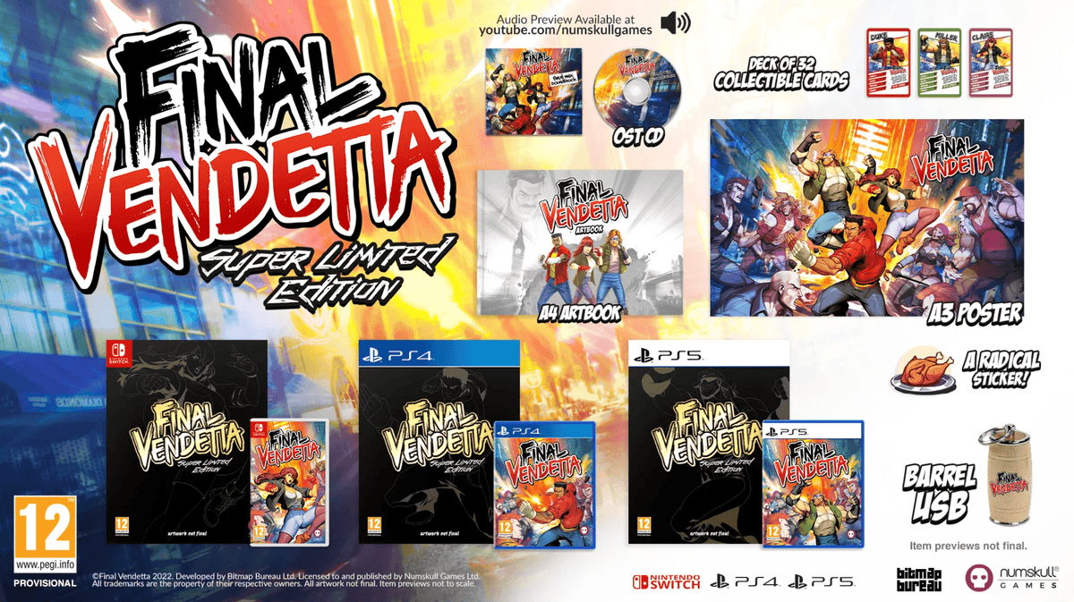 Final Vendetta - Super Limited Edition (Playstation 5) 5056280445012