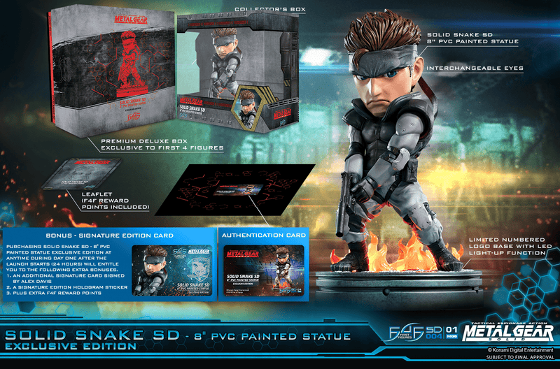 FIRST4FIGURES - METAL GEAR SOLID (SD SOLID SNAKE) PVC /FIGURES 5060316622063