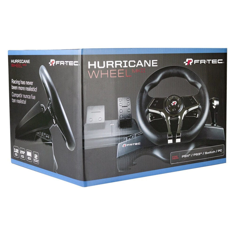 FR-TEC Hurricane Wheel MKII Volante e pedali per PC/PS4/PS3/Nintendo Switch