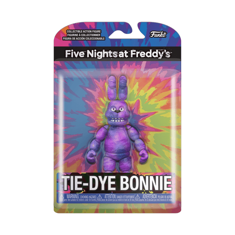 FUNKO ACTION FIGURE 5": FNAF TIEDYE- BONNIE 889698642163