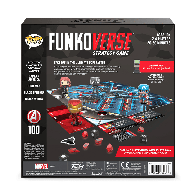 FUNKO GAMES: FUNKOVERSE - MARVEL - 100 4-PACK 889698460675