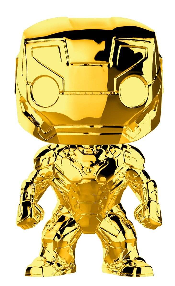 FUNKO POP! BOBBLE: MARVEL: MARVEL STUDIOS 10: IRON MAN (CHROME) 889698334341