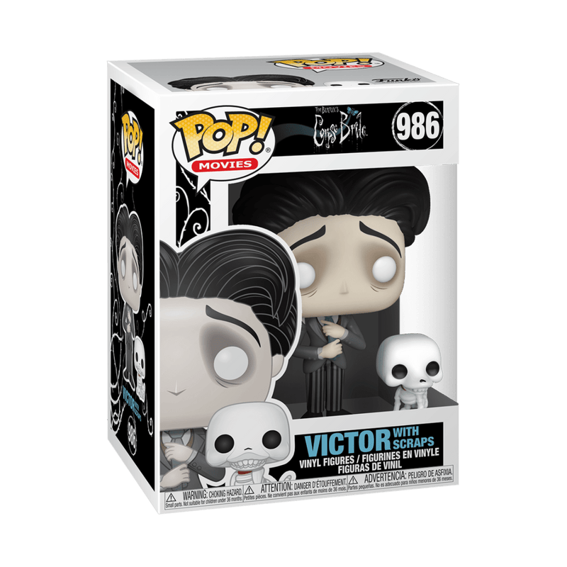 FUNKO POP & BUDDY: CORPSE BRIDE -VICTOR W/SCRAPS 889698490450