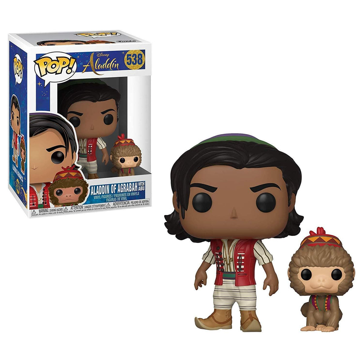 FUNKO POP! DISNEY: ALADDIN (LIVE) - ALADDIN W/ ABU 889698370226