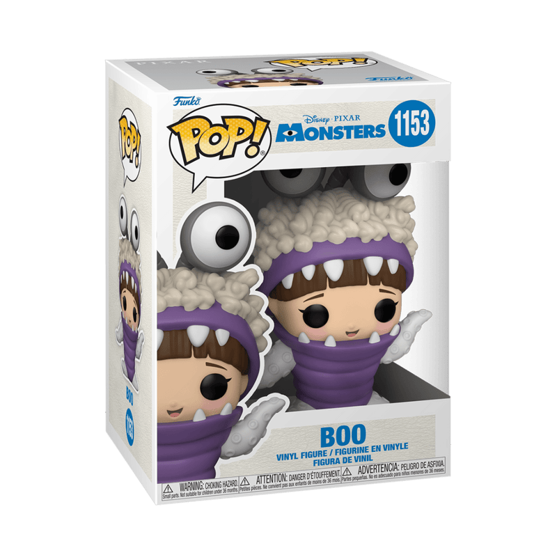FUNKO POP DISNEY: MONSTERS INC 20TH -BOO W/HOOD UP 889698577410