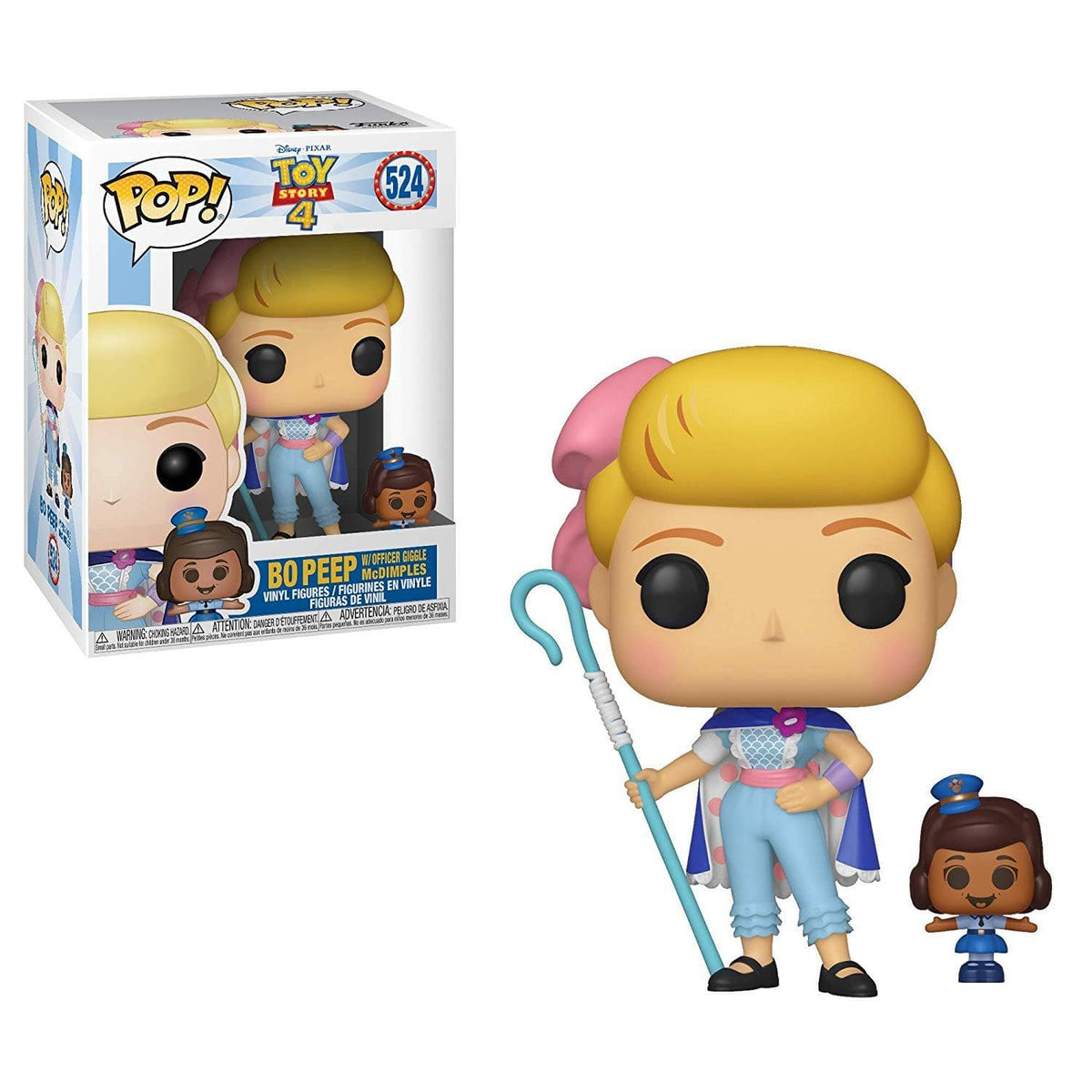 FUNKO POP DISNEY: TOY STORY 4 - BO PEEP W/OFFICER MCDIMPLES 889698373913