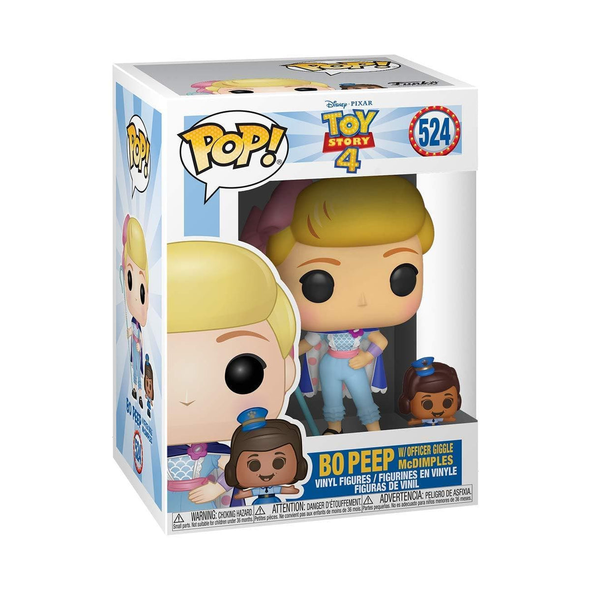 FUNKO POP DISNEY: TOY STORY 4 - BO PEEP W/OFFICER MCDIMPLES 889698373913