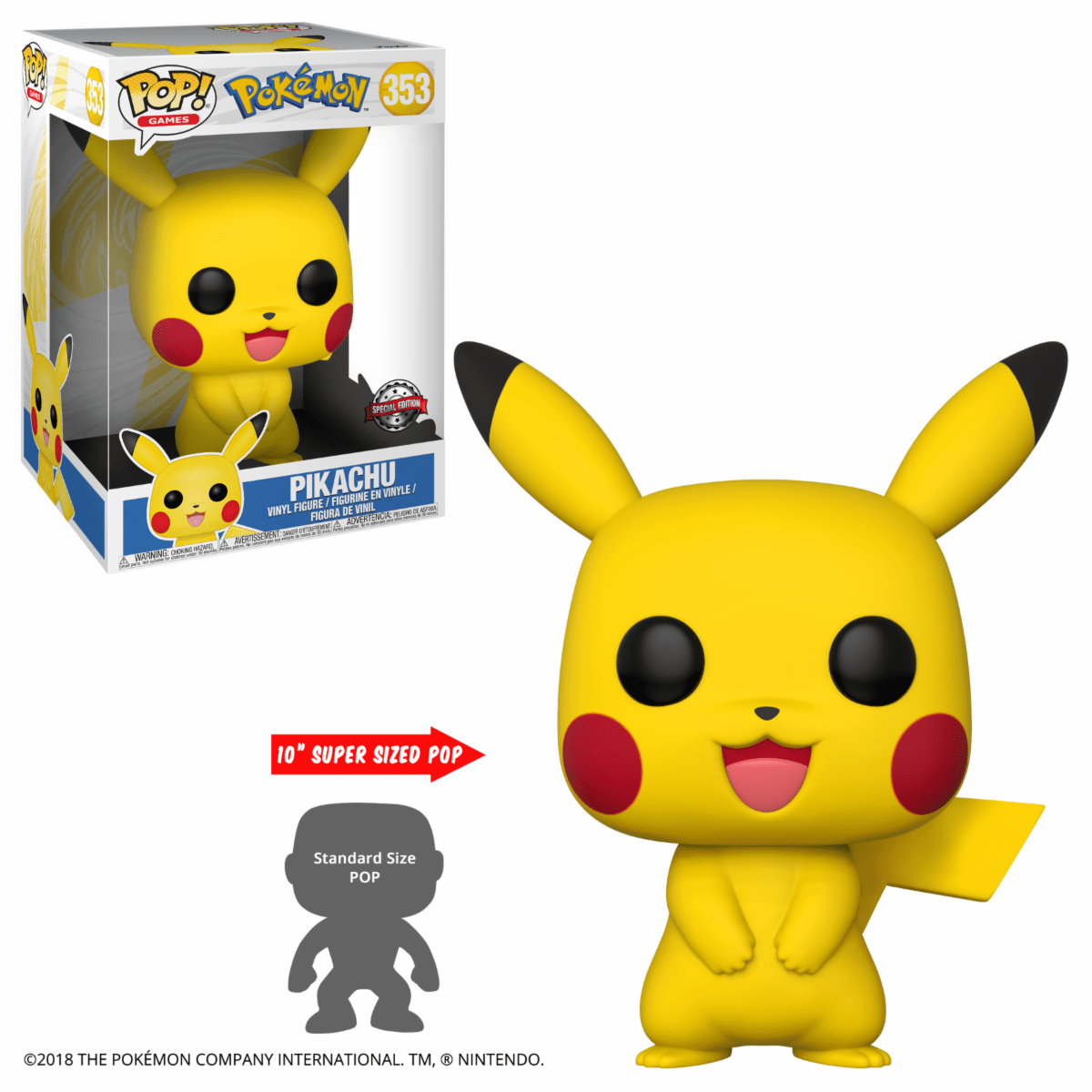 FUNKO POP GAMES: POKEMON S1- PIKACHU 10 889698315425