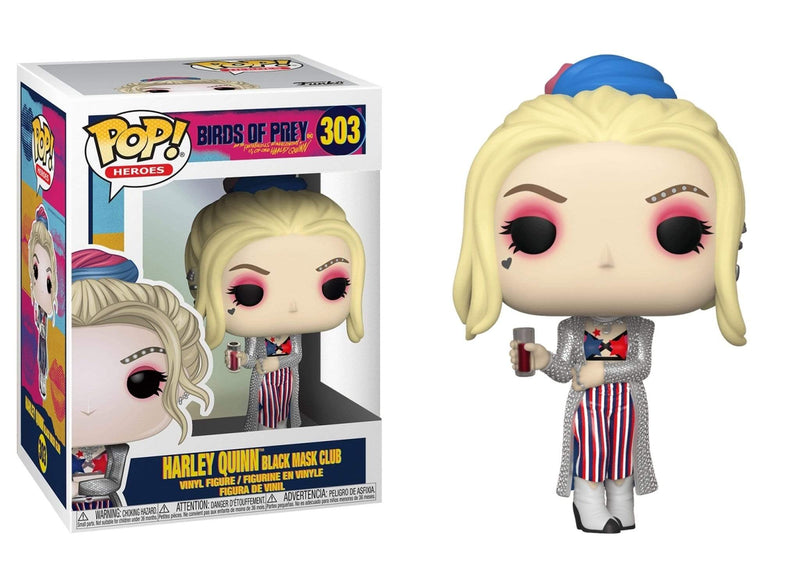 FUNKO POP HEROES: BIRDS OF PREY- HARLEY QUINN (BLACK MASK CLUB) 889698443692