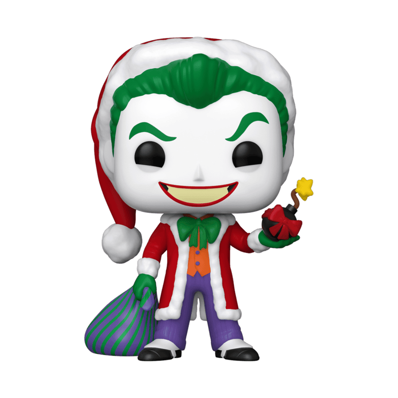 FUNKO POP HEROES: DC HOLIDAY - SANTA JOKER 889698510714