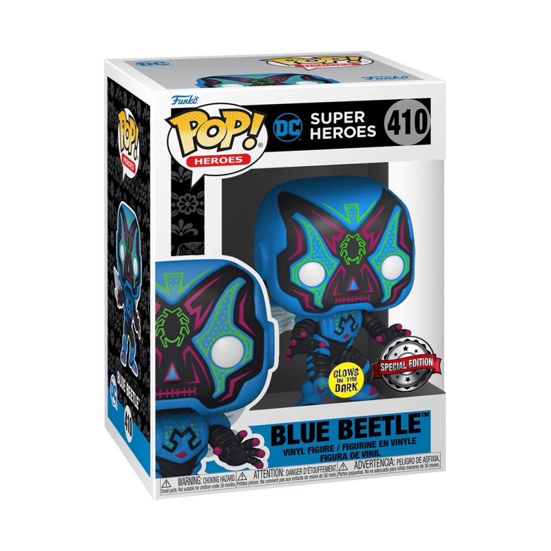 FUNKO POP HEROES: DIA DE LOS DC- BLUE BEETLE(GW) 889698598989