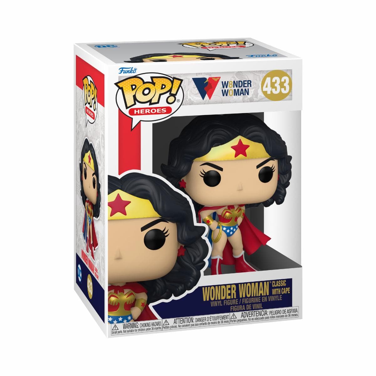 FUNKO POP HEROES: WW 80TH - WW (CLASSICW/CAPE) 889698550086