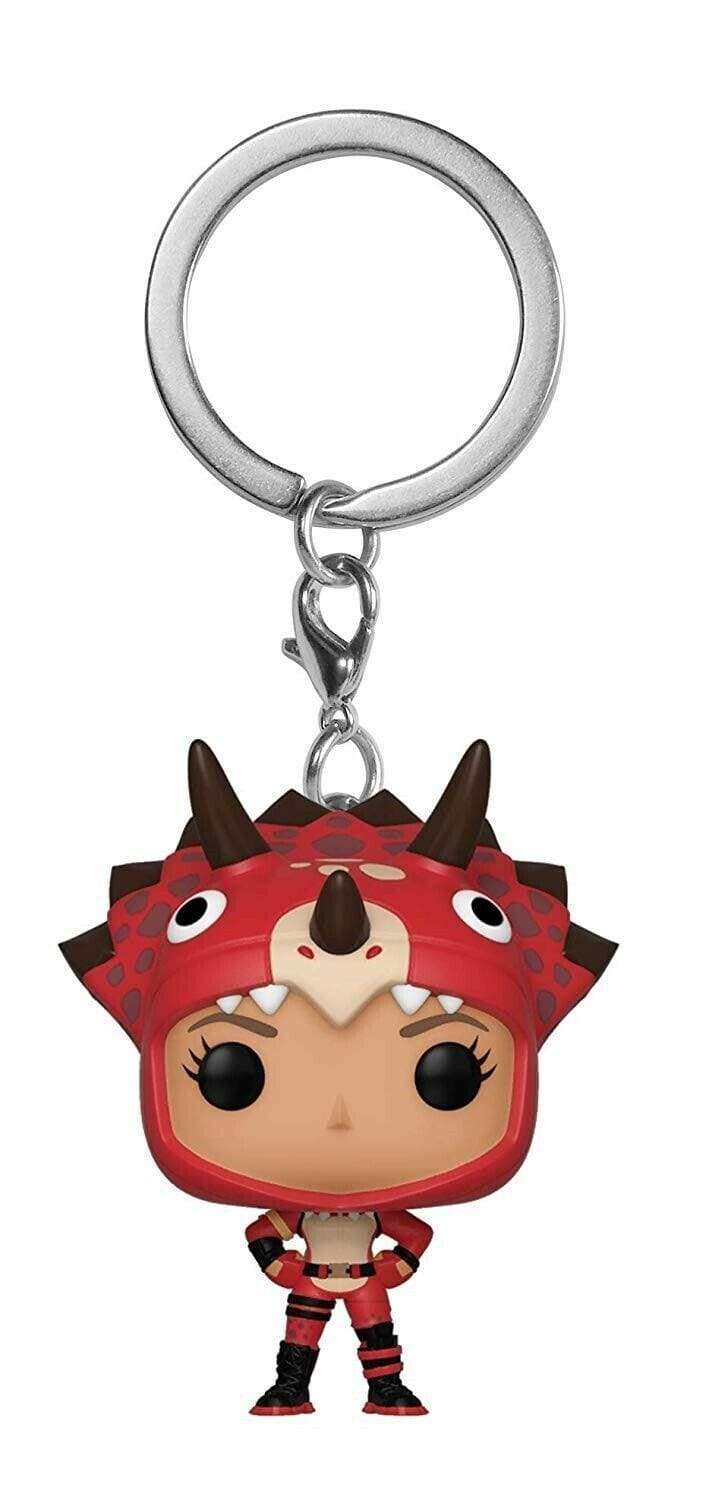 FUNKO POP KEYCHAIN: FORTNITE S2 - TRICERA OPS 889698357166