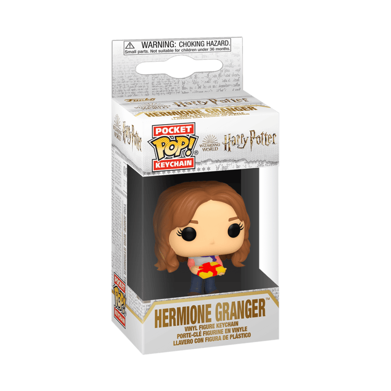 FUNKO POP KEYCHAIN: HARRY POTTER HOLIDAY - HERMIONE 889698512060