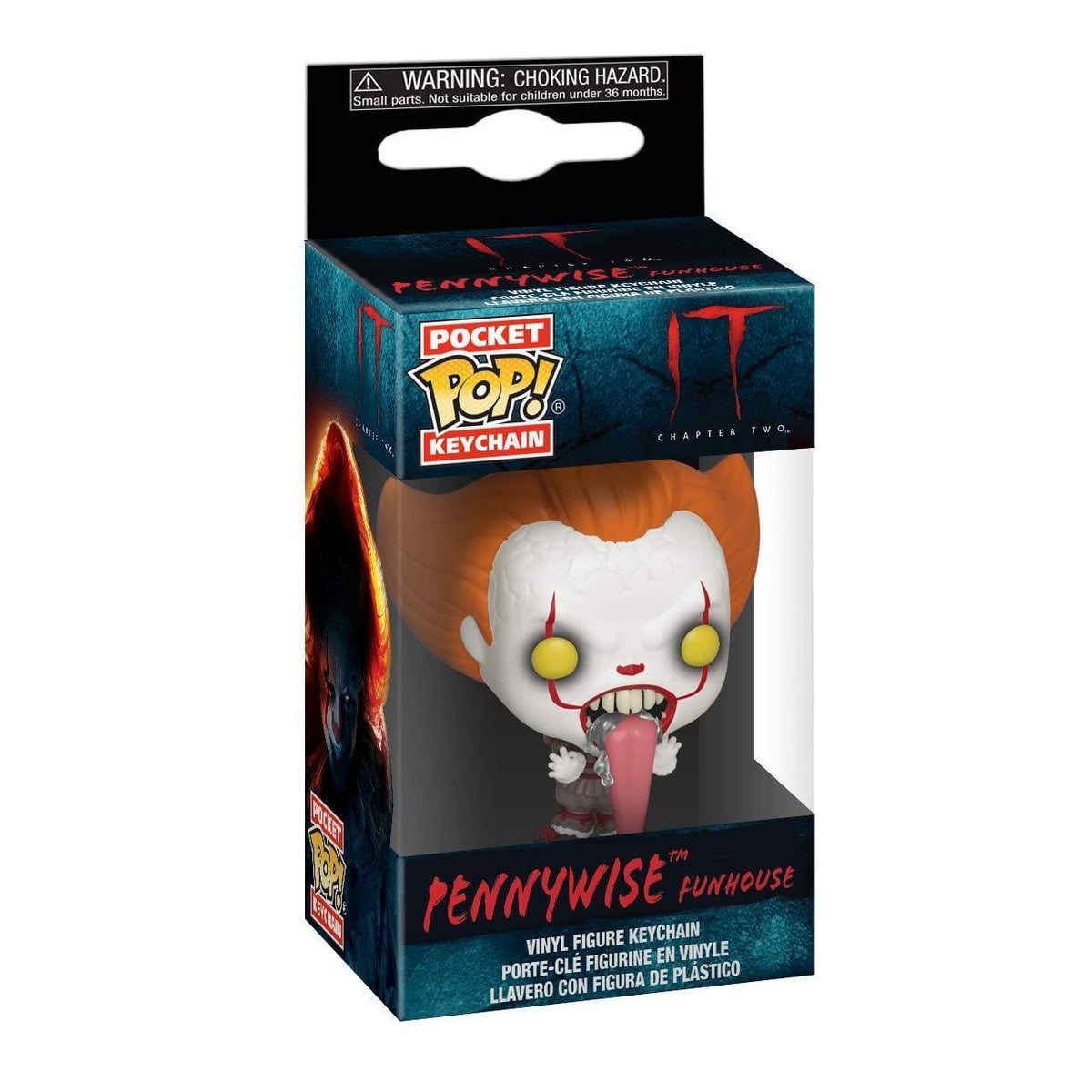 FUNKO POP KEYCHAIN: IT: CHAPTER 2- PENNYWISE WITH DOG TONGUE 889698406529