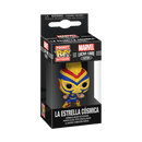 FUNKO POP KEYCHAIN: MARVEL LUCHA LIBRE - CAPTAIN MARVEL 889698538947