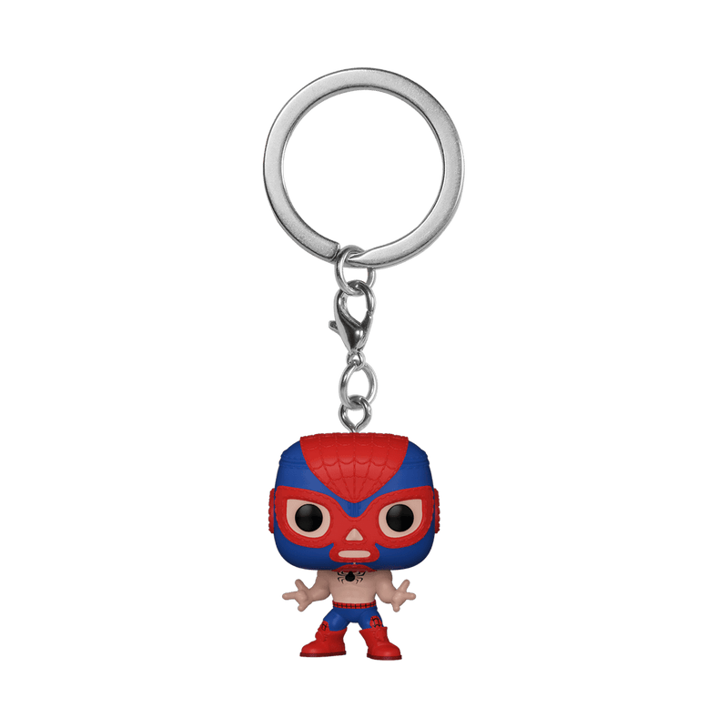 Spider man online funko keychain