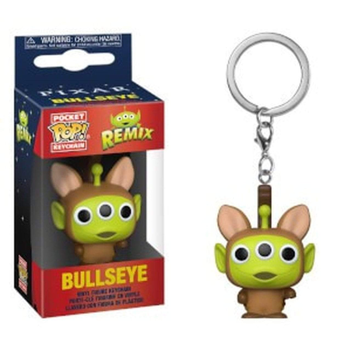 FUNKO POP KEYCHAIN: PIXAR ALIEN REMIX - BULLSEYE 889698490924