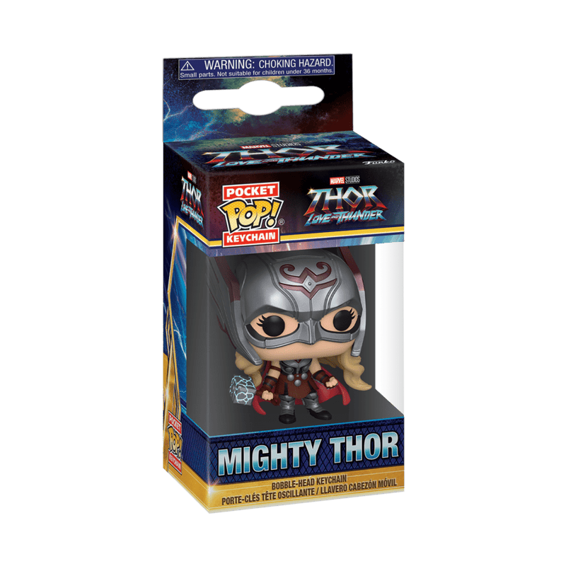 FUNKO POP KEYCHAIN: THOR L&T - MIGHTY THOR 889698624176