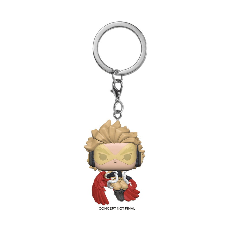 FUNKO POP KEYCHAINS: MHA- HAWKS 889698580427