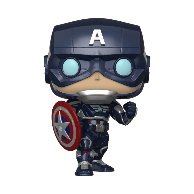 FUNKO POP MARVEL: AVENGERS GAME - CAPTAIN AMERICA (STARK TECH SUIT) 889698477574