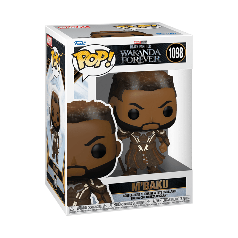 FUNKO POP MARVEL: BPWF- M'BAKU 889698639422