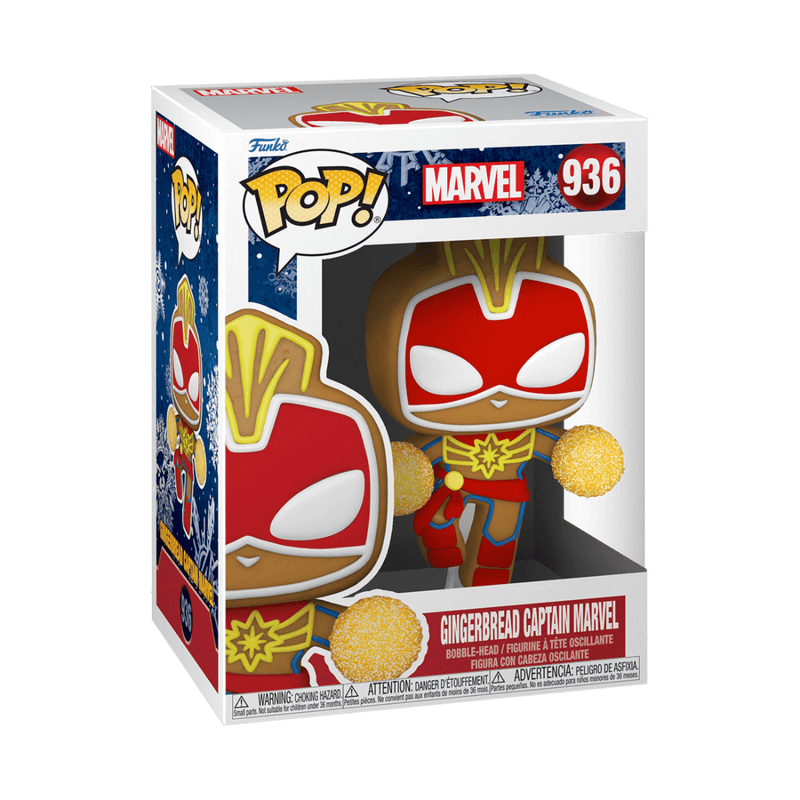 FUNKO POP MARVEL: HOLIDAY- CAPTAIN MARVEL 889698506618