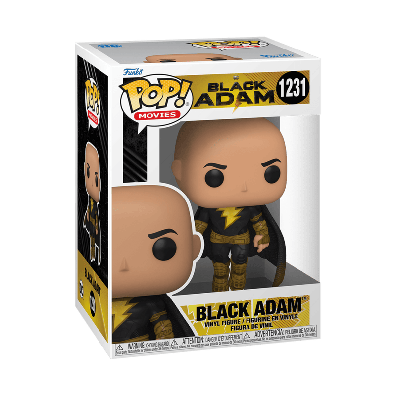 FUNKO POP MOVIES: BLACK ADAM - BLACK ADAM (FLYING) 889698641883