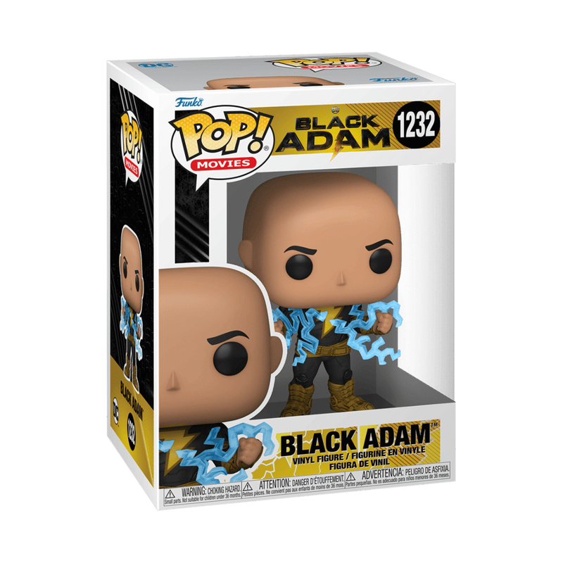 FUNKO POP MOVIES: BLACK ADAM - BLACK ADAM W/GLOW CHASE 889698641890