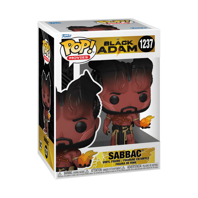 FUNKO POP MOVIES BLACK ADAM SABBAC